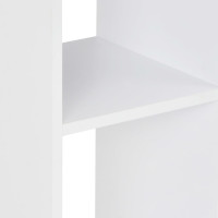 Produktbild för Barbord vit 60x60x110 cm