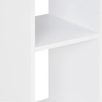 Miniatyr av produktbild för Barbord vit och antracit 60x60x110 cm