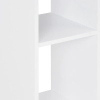 Produktbild för Barbord vit och antracit 60x60x110 cm