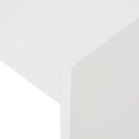 Miniatyr av produktbild för Barbord med hylla vit 110x50x103 cm