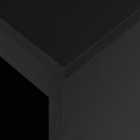 Miniatyr av produktbild för Barbord med hylla svart 110x50x103 cm