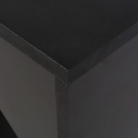 Miniatyr av produktbild för Barbord med flyttbar hylla svart 138x39x110 cm