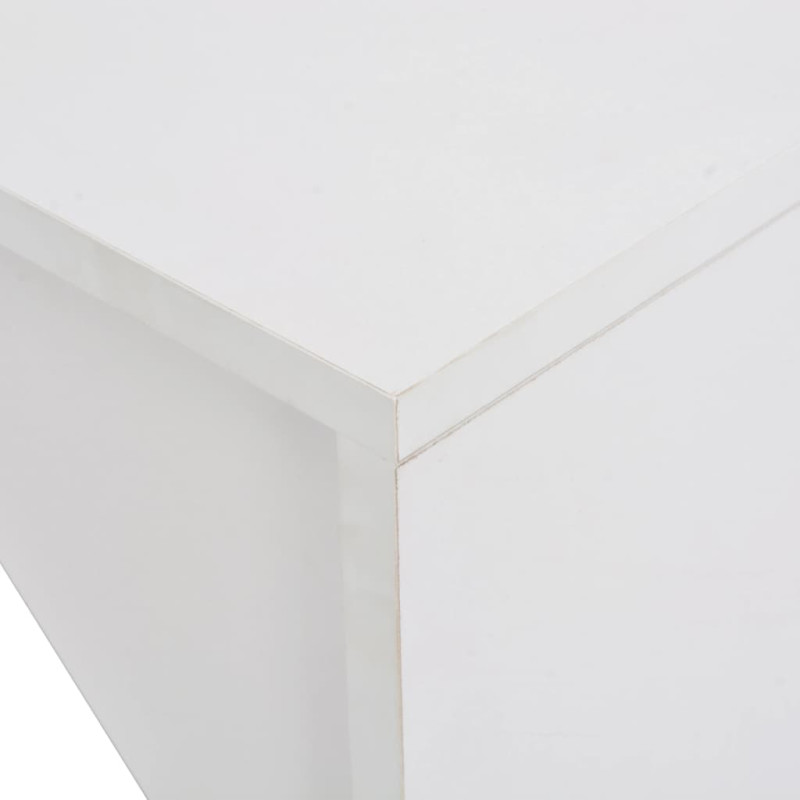 Produktbild för Barbord med skåp vit 115x59x200 cm