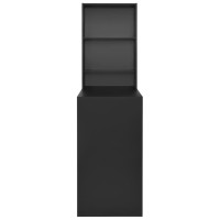 Miniatyr av produktbild för Barbord med skåp svart 115x59x200 cm