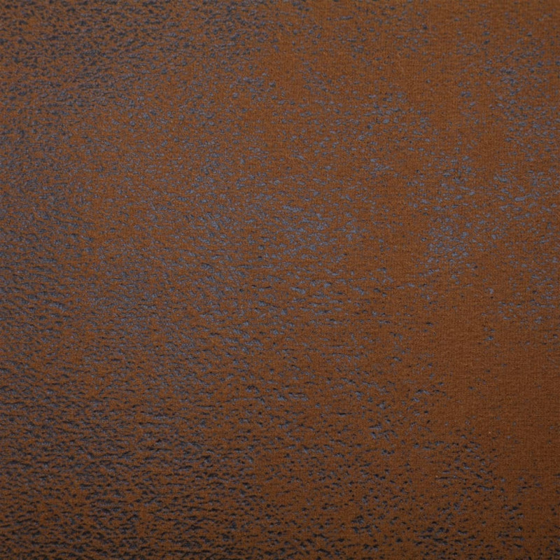 Produktbild för Schäslong med kudde brun konstmocka