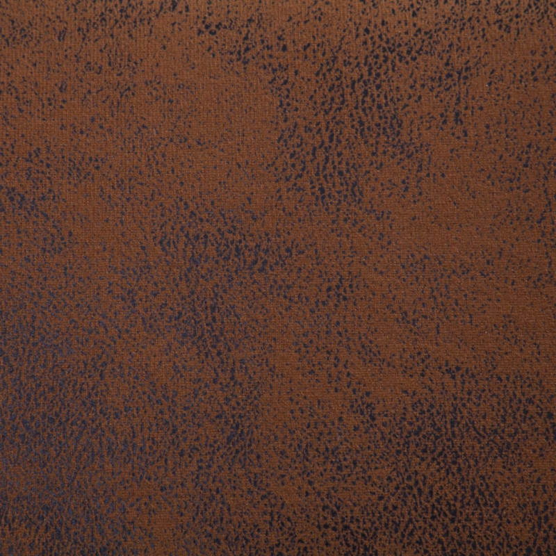 Produktbild för Bänk med förvaringsutrymme 116 cm brun konstmocka