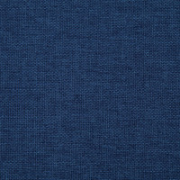 Produktbild för Bänk med förvaringsutrymme 116 cm blå polyester