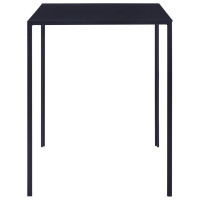 Miniatyr av produktbild för Matbord och stolar 5 delar grå