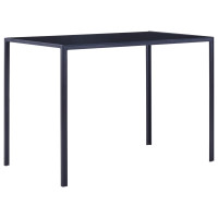 Produktbild för Matbord och stolar 5 delar blå