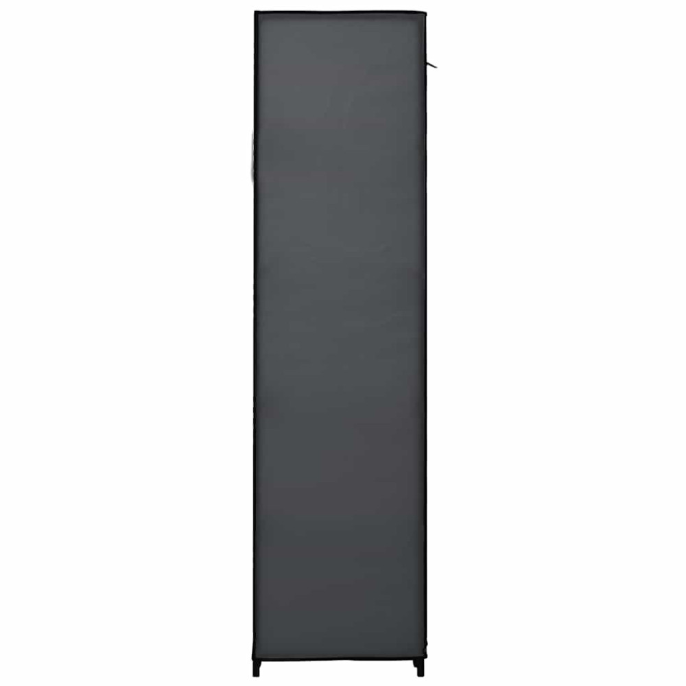 Produktbild för Resegarderob grå 110x45x175 cm tyg