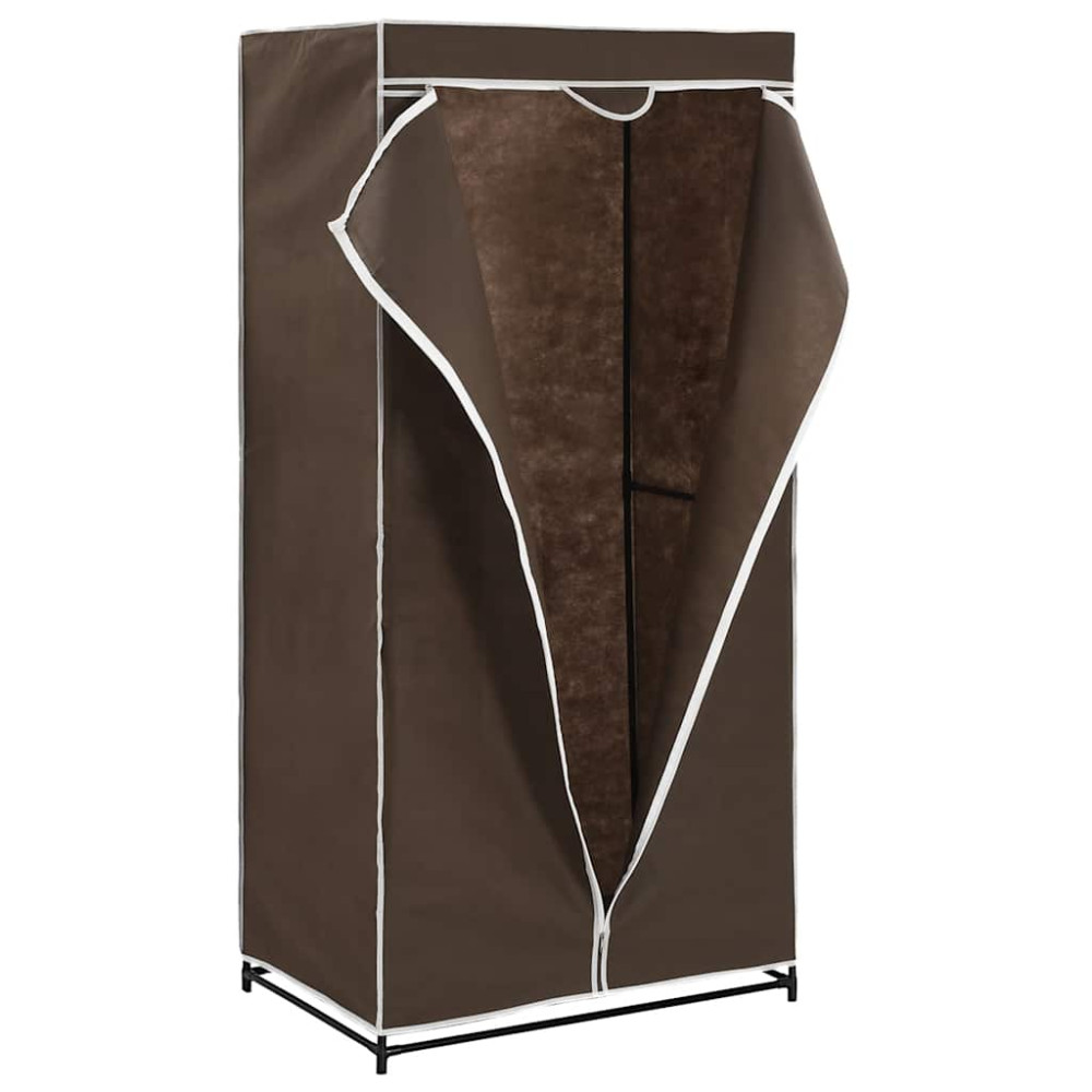 Produktbild för Garderob brun 75x50x160 cm