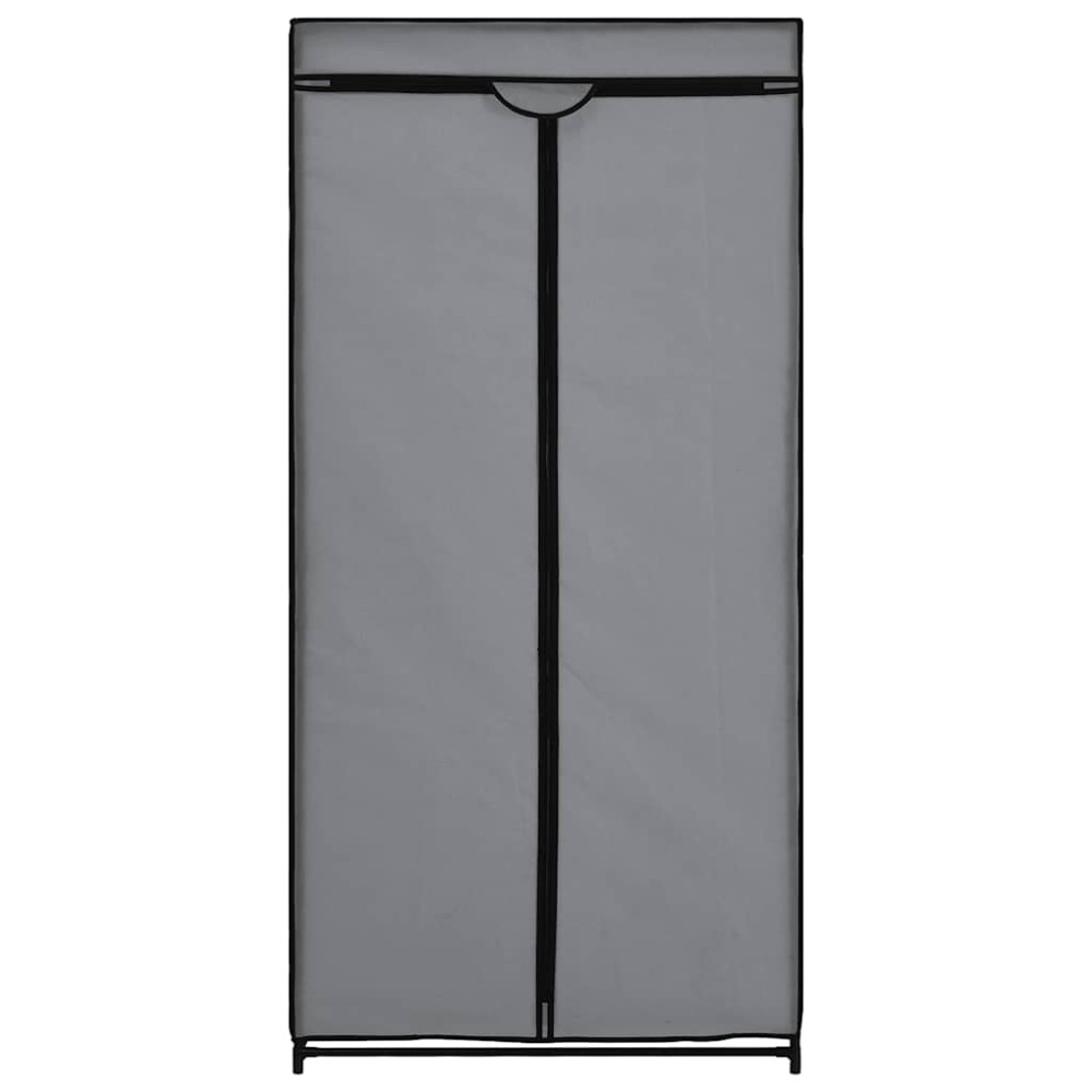 Produktbild för Garderob grå 75x50x160 cm