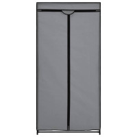 Produktbild för Garderob grå 75x50x160 cm