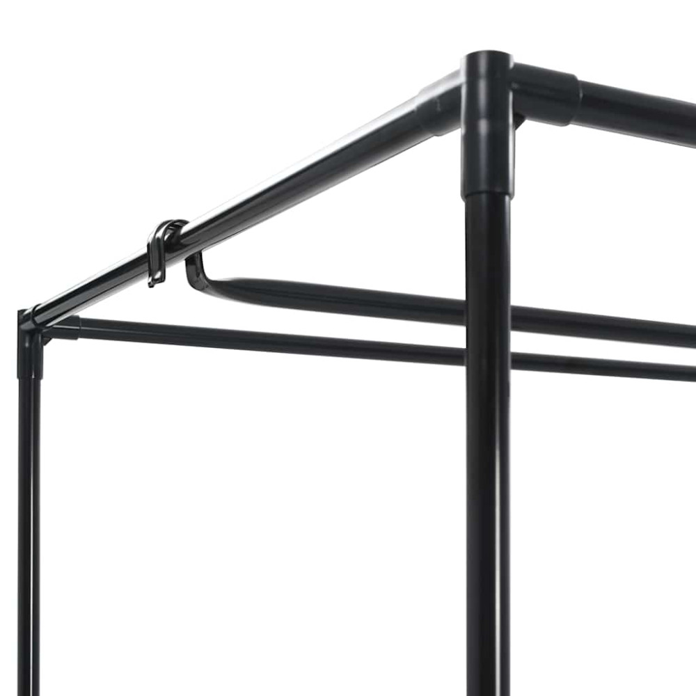 Produktbild för Garderob grå 75x50x160 cm