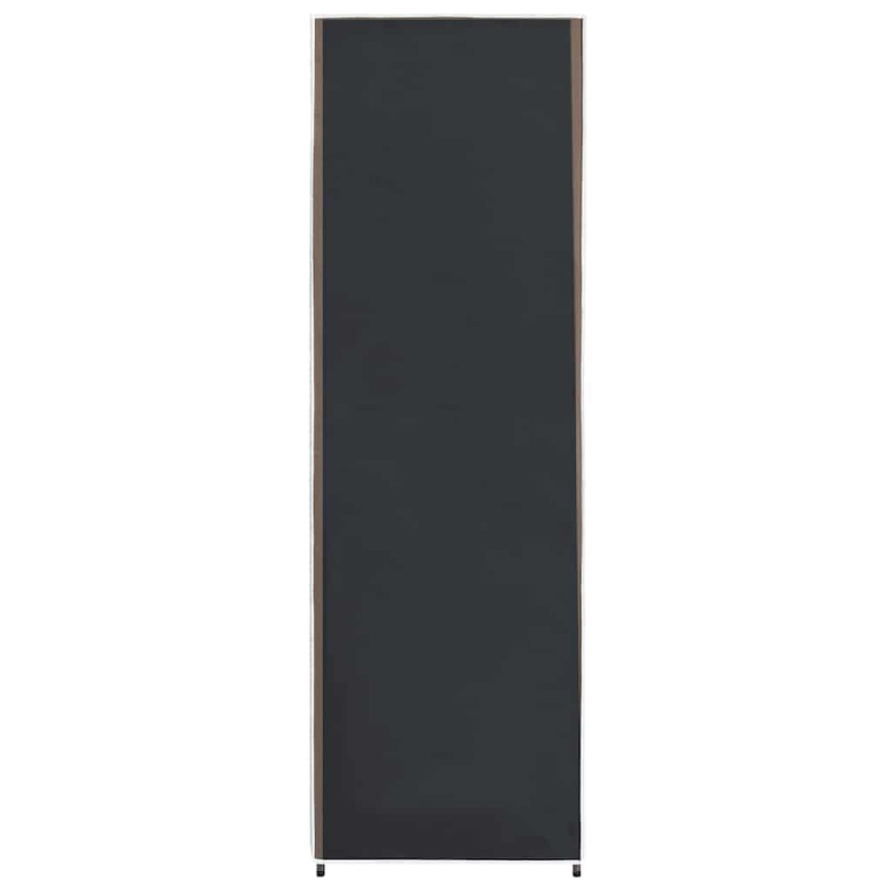 Produktbild för Garderob svart 87x49x159 cm tyg