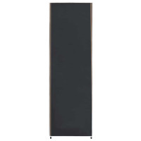 Produktbild för Garderob svart 87x49x159 cm tyg