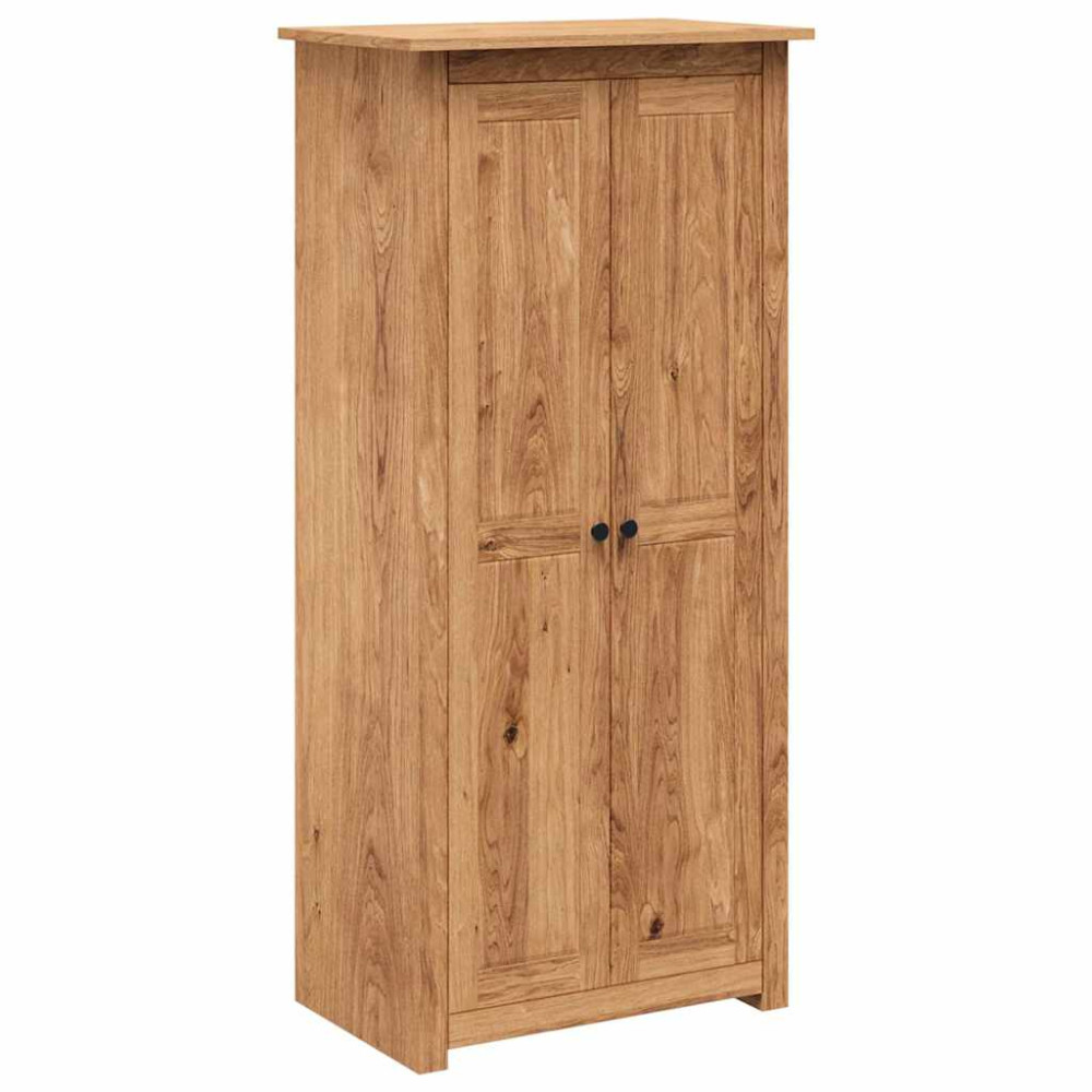 Produktbild för Garderob 80x50x171,5 cm massiv furu panama