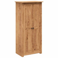 Produktbild för Garderob 80x50x171,5 cm massiv furu panama