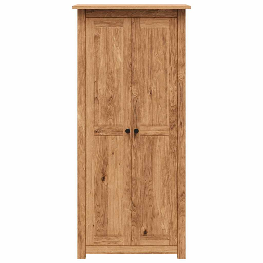 Produktbild för Garderob 80x50x171,5 cm massiv furu panama