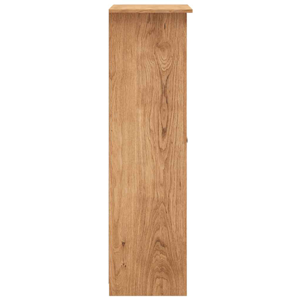 Produktbild för Garderob 80x50x171,5 cm massiv furu panama
