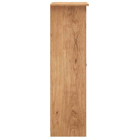Produktbild för Garderob 80x50x171,5 cm massiv furu panama