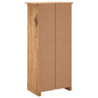 Produktbild för Garderob 80x50x171,5 cm massiv furu panama