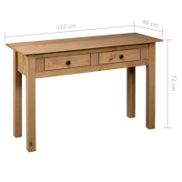 Produktbild för Avlastningsbord 110x40x72 cm massiv furu panama