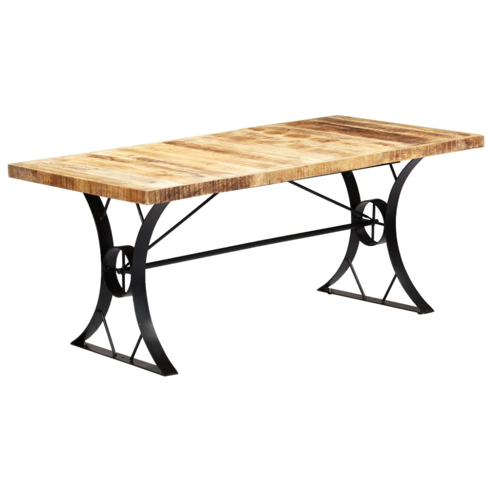 Produktbild för Matbord 180x90x76 cm massivt mangoträ