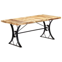 Produktbild för Matbord 180x90x76 cm massivt mangoträ