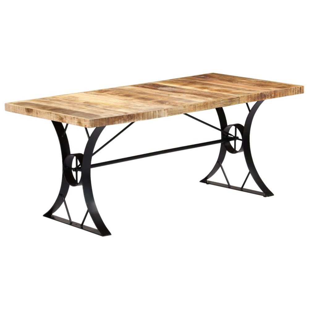 Produktbild för Matbord 180x90x76 cm massivt mangoträ