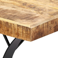 Produktbild för Matbord 180x90x76 cm massivt mangoträ
