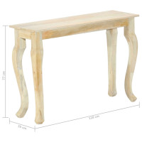 Produktbild för Konsolbord 110x35x77 cm massivt mangoträ