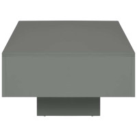 Produktbild för Soffbord grå högglans 85x55x31 cm MDF