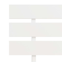 Miniatyr av produktbild för Sängram vit massiv furu 100x200 cm