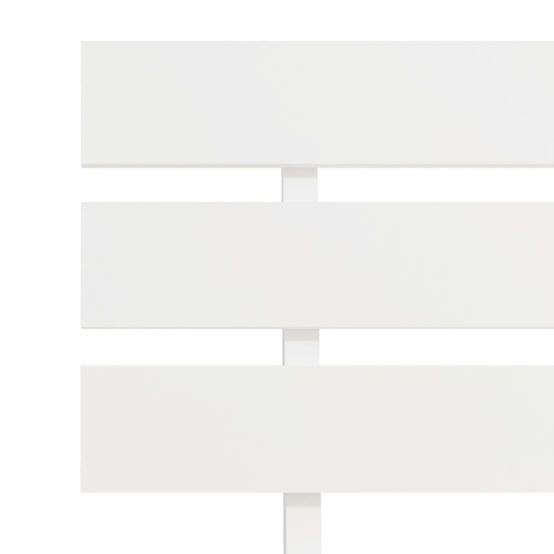 Produktbild för Sängram vit massiv furu 100x200 cm