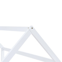 Miniatyr av produktbild för Barnsäng vit massiv furu 80x160 cm