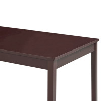 Produktbild för Matbord mörkbrun 180x90x73 cm furu