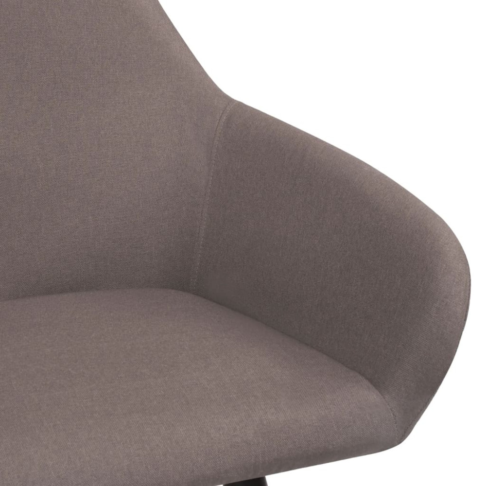 Produktbild för Matstolar 2 st taupe tyg