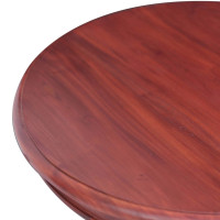 Produktbild för Sidobord brun 50x50x65 cm massiv mahogny