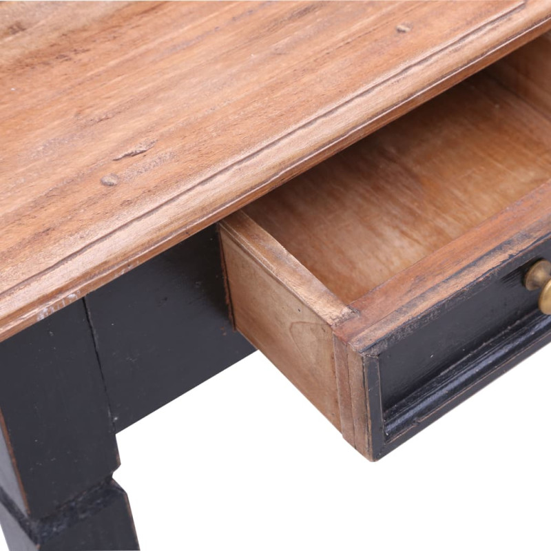 Produktbild för Skrivbord med lådor 90x50x101 cm massivt återvunnet trä