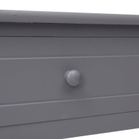 Miniatyr av produktbild för Avlastningsbord grå 90x30x77 cm trä