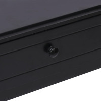 Miniatyr av produktbild för Avlastningsbord svart 90x30x77 cm trä