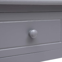 Miniatyr av produktbild för Skrivbord grå 110x45x76 cm trä
