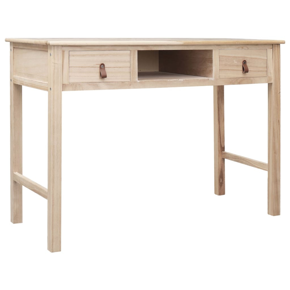 Produktbild för Skrivbord natur 110x45x76 cm trä