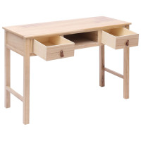 Produktbild för Skrivbord natur 110x45x76 cm trä