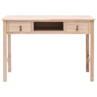 Produktbild för Skrivbord natur 110x45x76 cm trä