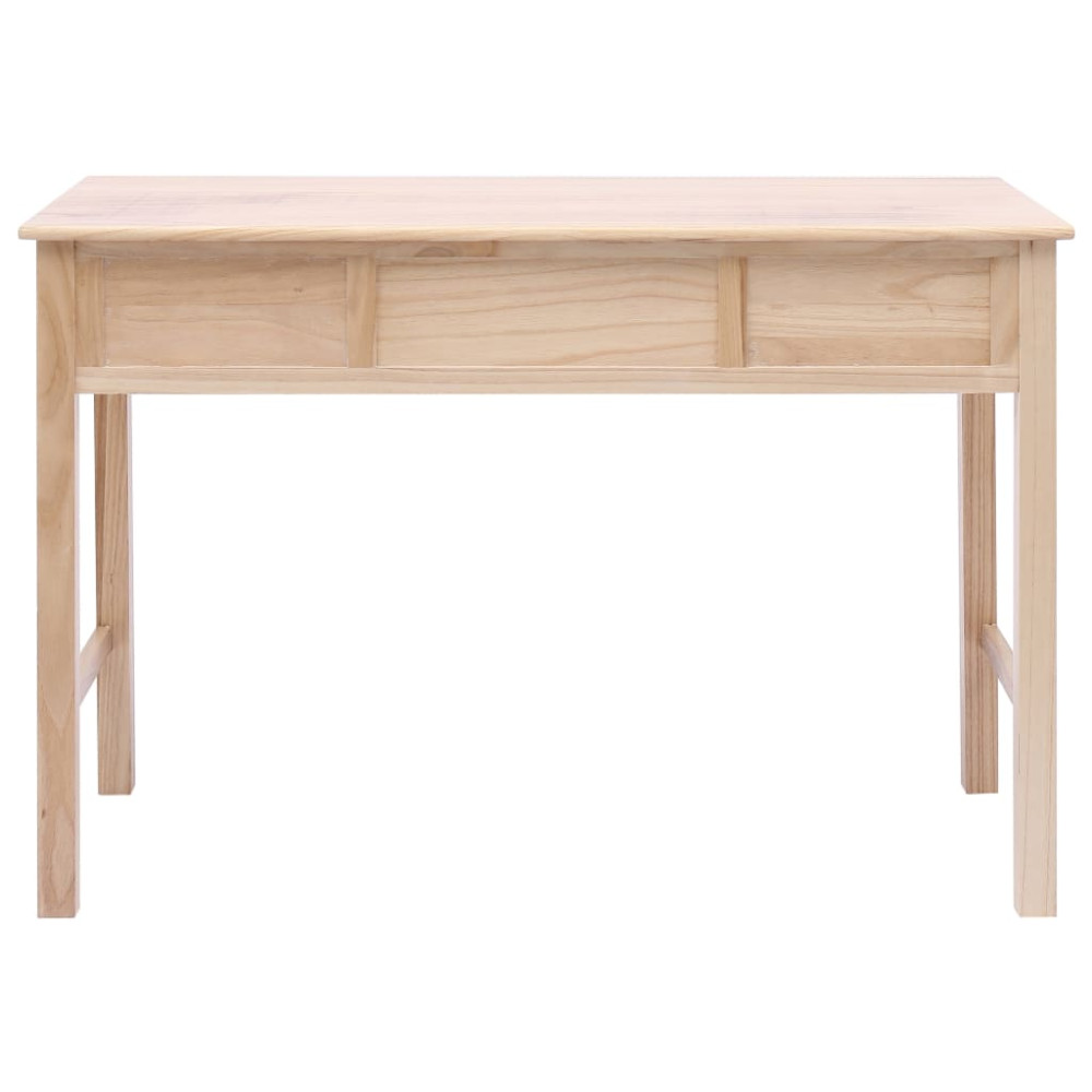 Produktbild för Skrivbord natur 110x45x76 cm trä