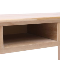 Produktbild för Skrivbord natur 110x45x76 cm trä
