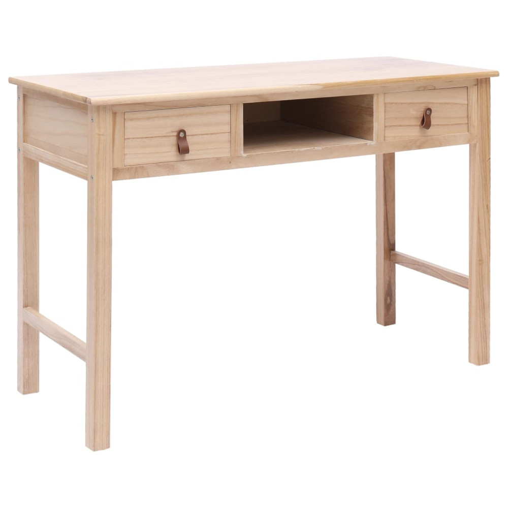 Produktbild för Skrivbord natur 110x45x76 cm trä