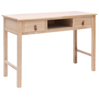 Produktbild för Skrivbord natur 110x45x76 cm trä